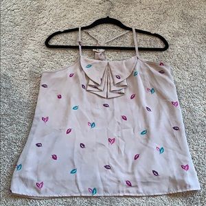 Xhilaration flowy tank top blouse